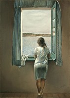 Salvador Dali : noia a la finestra